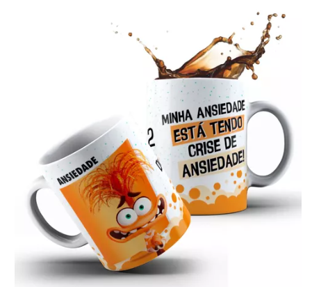 Caneca Divertidamente emoções