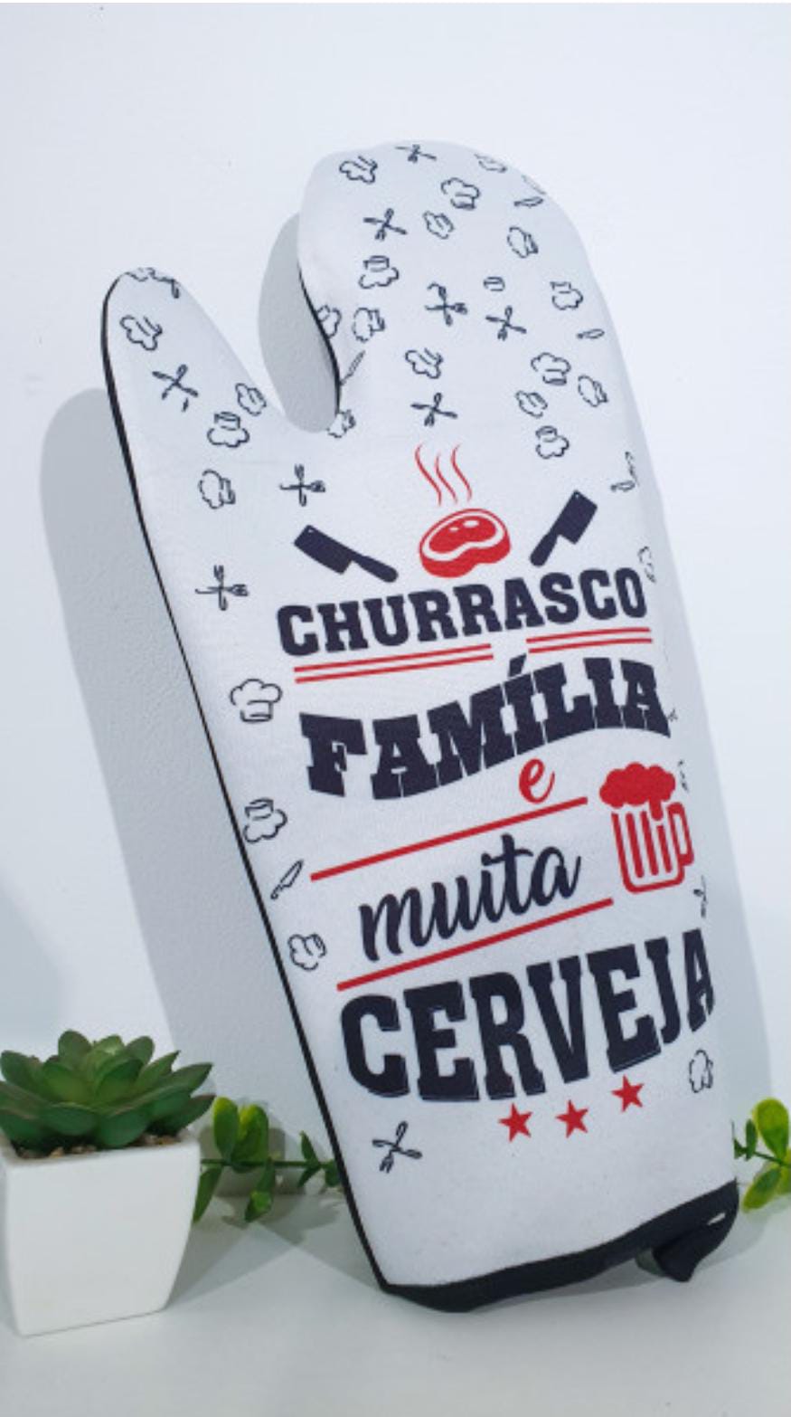 LUVA DE CHURRASCO PERSONALIZAVEL