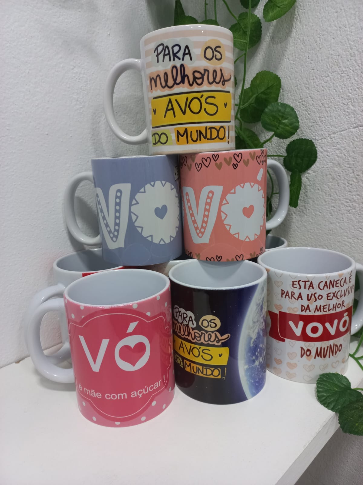 CANECA BRANCA PERSONALIZAVEL TEMA AVÓS