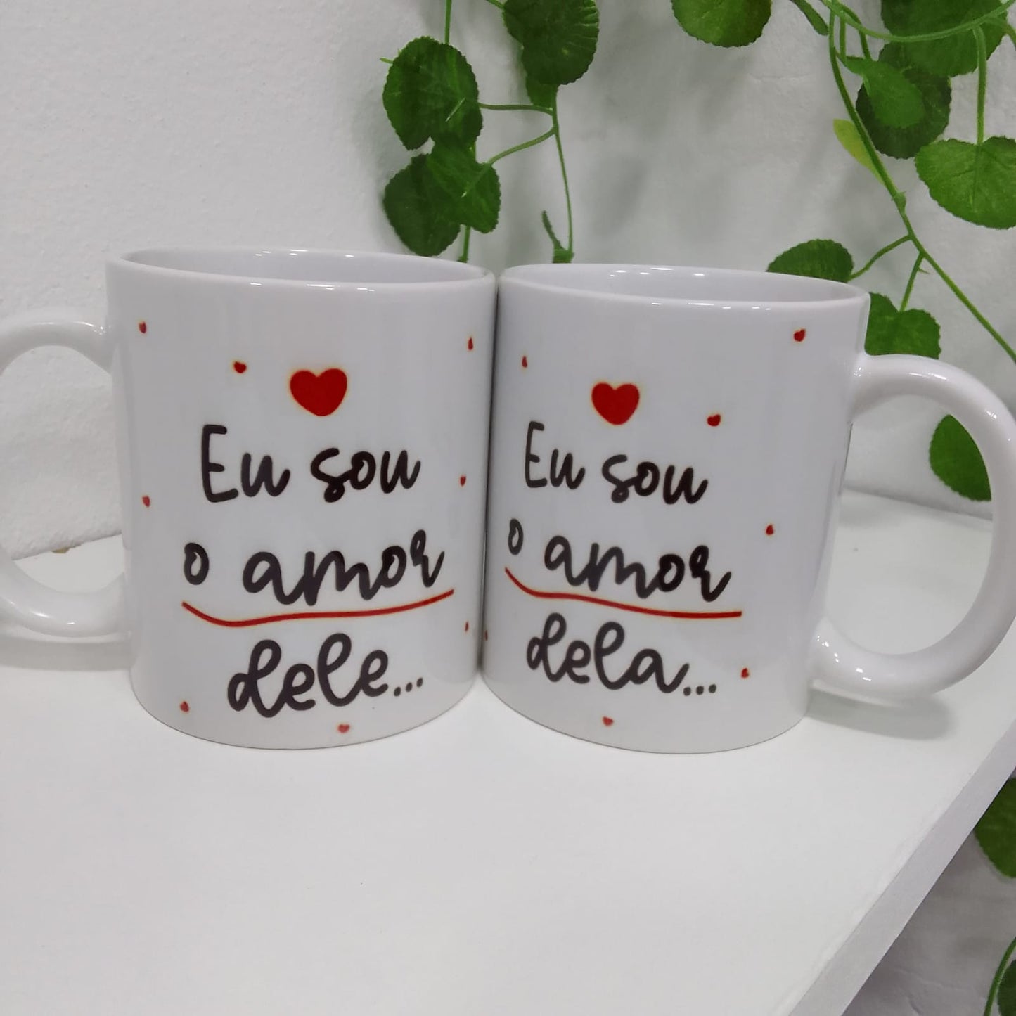 CANECA BRANCA PERSONALIZAVEL TEMA NAMORADOS