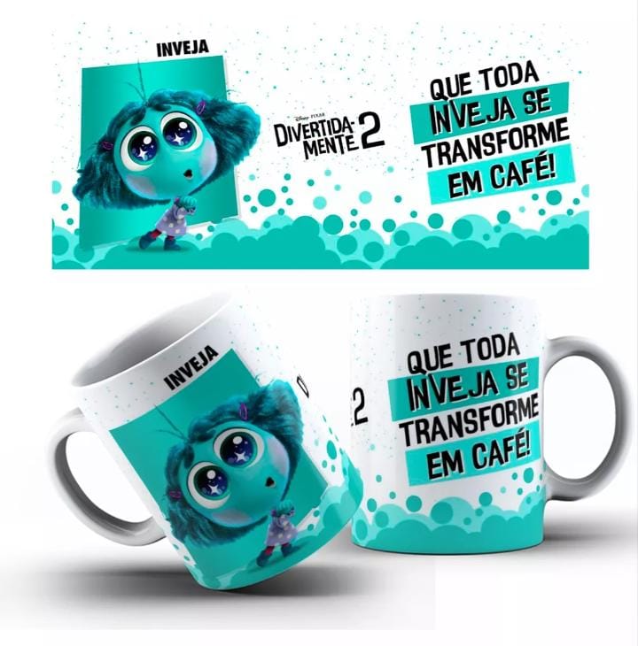 Caneca Divertidamente emoções