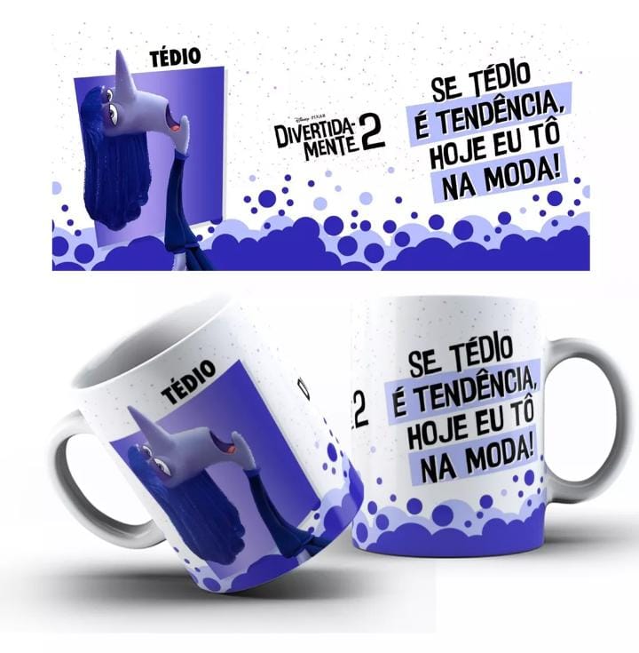 Caneca Divertidamente emoções